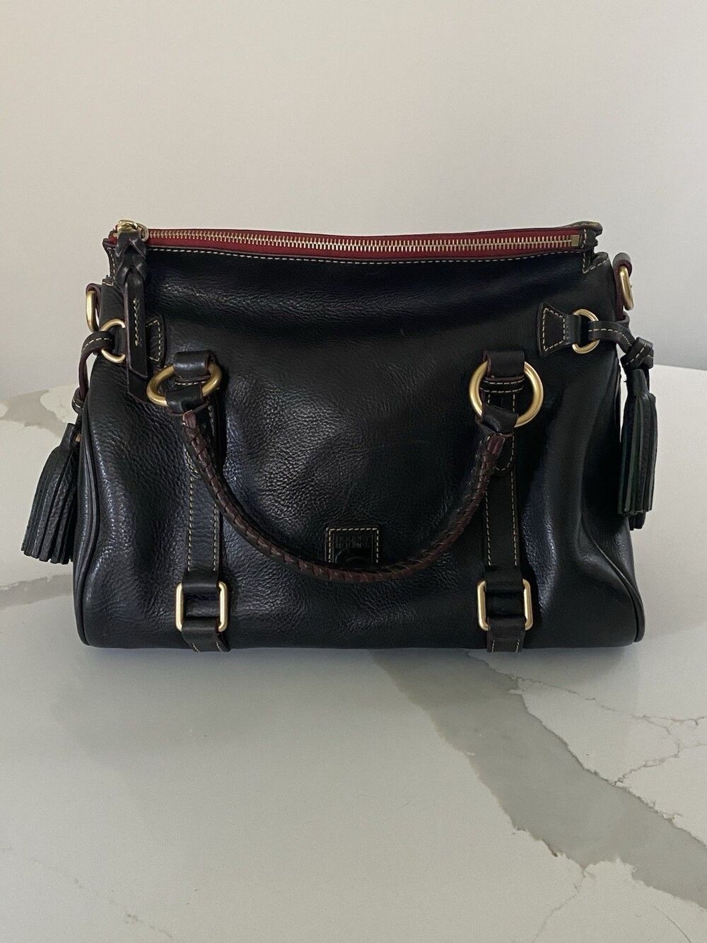 Dooney & Bourke Black Florentine Satchel